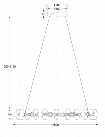 Подвесной светильник Modern MOD081PL-L60G3K Maytoni Tessara Подвесной светильник Modern MOD081PL-L60G3K Maytoni Tessara