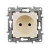 Legrand Etika Слоновая кость Розетка б/з со шторками, винтовые клеммы