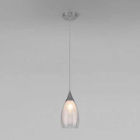 Подвесной светильник с плафоном 50085/1 хром Eurosvet Cosmic