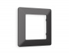 Рамка ALFA Line (Графит Мягкое касание) 1-ая AF110801