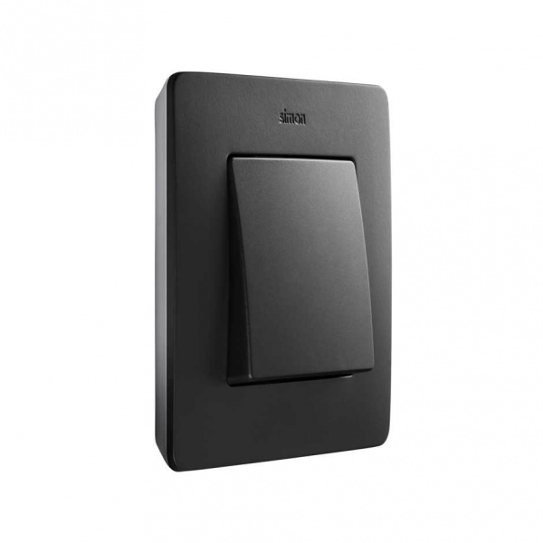 Simon 82 Detail Алюминий/Графит Рамка 4-ая