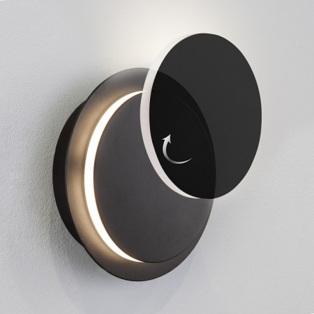 Настенный светодиодный светильник 40135/1 черный Elektrostandard Figure a055773