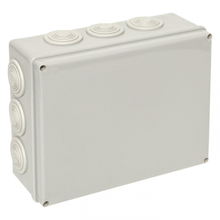 EKF PROxima Коробка распаячная КМР-050-043 пылевлагозащитная, 12 мембранных вводов, уплотнительный шнур (240х190х90)