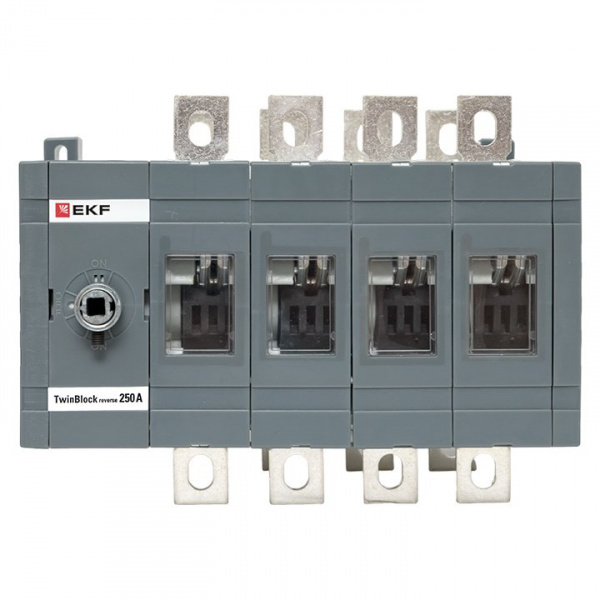 EKF Рубильник 250A 4P реверсивный без рукоятки управления TwinBlock