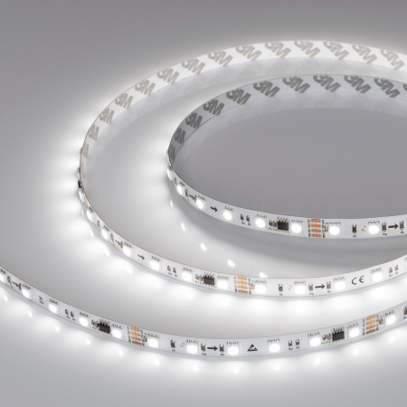 Arlight Лента SPI-B60-10mm 24V White6000-PX6-RAM (15 W/m, IP20, 5060, 5m) (бегущий огонь)