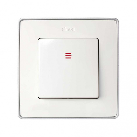 Simon S75 Кнопочный выключатель с подсветкой 10A 24В~