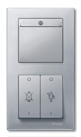 SE Merten SM M-Plan Алюминий Рамка 2-ая