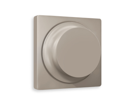 Лицевая панель ALFA (Серо-бежевый матовый) для светорегулятора универсального QUANT AP3655