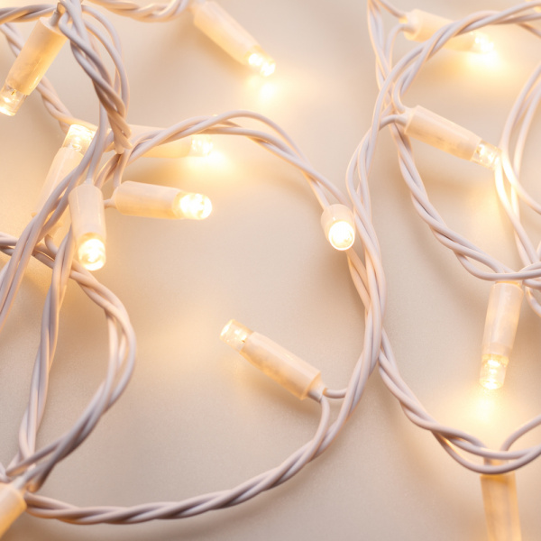 Arlight Светодиодная гирлянда ARD-STRING-CLASSIC-10000-WHITE-100LED-STD WARM (230V, 7W) (Ardecoled, IP65)