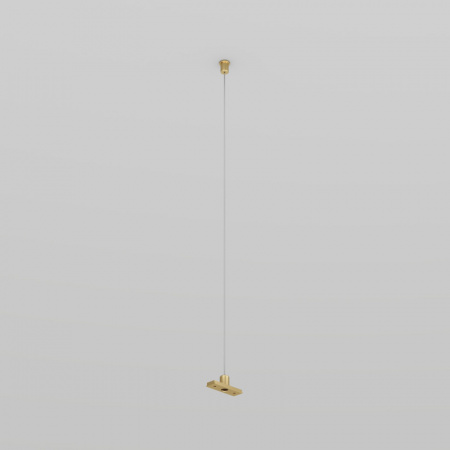 TR5718-SB Механический подвес для трека SHINE BASE, 48V DC, IP20, 2м, сатинированная латунь, алюминий