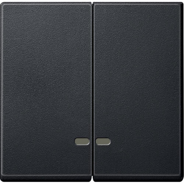 SE Merten SM Антрацит Клавиша 2-ая с подсветкой