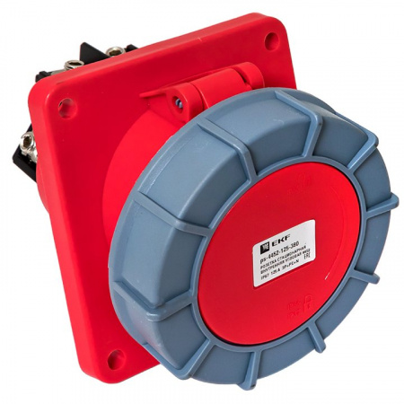 EKF PROxima Розетка стационарная внутренняя угловая 4452 3Р+РЕ+N 125А 380В IP67