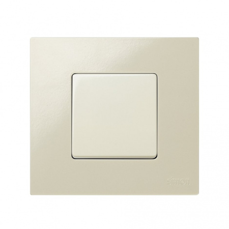 Simon 27 Play Слоновая кость Коробка 1-ая для открытой проводки, 86х93х37мм