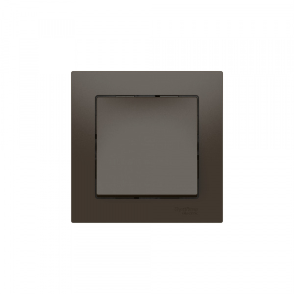 Systeme Electric AtlasDesign Мокко Выключатель 1-клавишный, сх.1, 10АХ, в сборе, быстрозажим. клем.