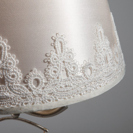 Классическая настольная лампа 01022/1 серебро Eurosvet Incanto