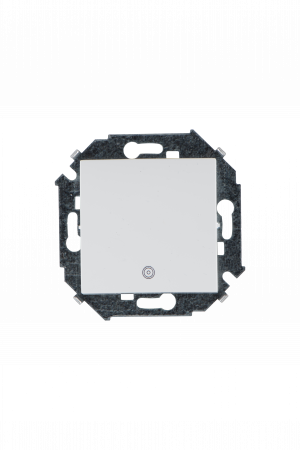 Simon 15 Белый Выключатель кнопочный с пиктограммой, 16А, 250В, винт.зажим