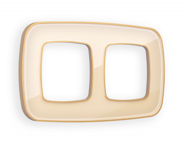 Рамка OMEGA Coint (Бежевый Стекло органическое/Шампань) 2-ая OF640342