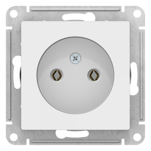 Systeme Electric AtlasDesign Лотос Розетка б/з без шторок, 16А, механизм
