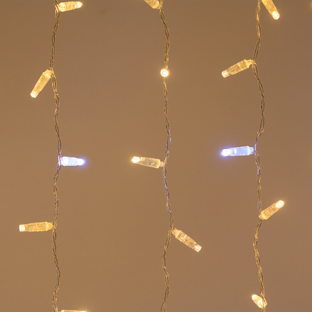 Arlight Светодиодная гирлянда ARD-CURTAIN-CLASSIC-2000x3000-CLEAR-760LED-BLINK Warm-White (230V, 60W) (Ardecoled, IP65)