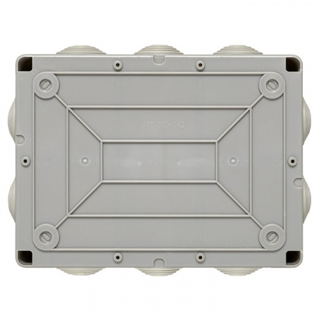 EKF PROxima Коробка распаячная КМР-050-042пк пылевлагозащищенная, 10 мембранных вводов, уплотнительный шнур, прозрачная крышка (190х140х70)