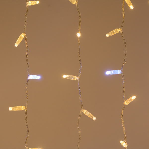 Arlight Светодиодная гирлянда ARD-CURTAIN-CLASSIC-2000x3000-CLEAR-760LED-BLINK Warm-White (230V, 60W) (Ardecoled, IP65)