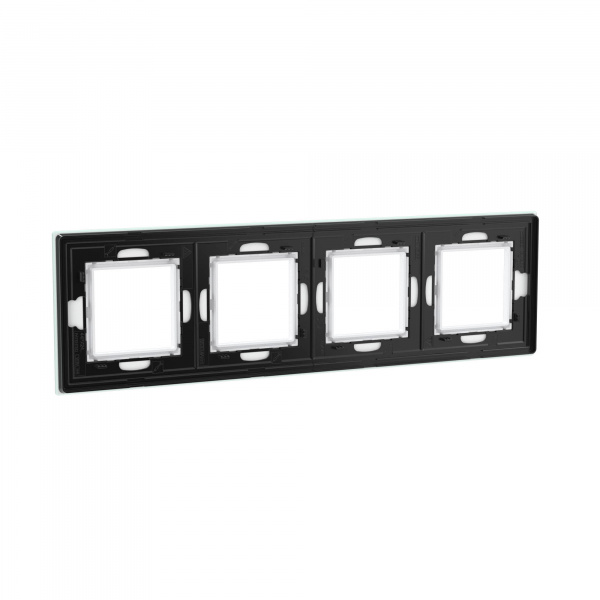 DKC Avanti Светло-зеленый Стекло Рамка 8 модулей