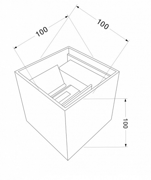 Настенный светильник (бра) O572WL-L6GR Maytoni Fulton