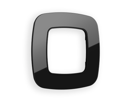 Рамка OMEGA Radian (Черный Стекло закаленное натуральное) 1-ая OF350801