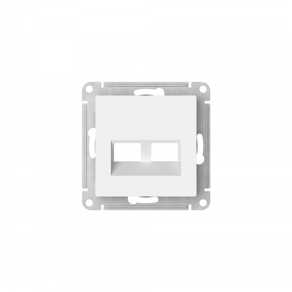 Systeme Electric AtlasDesign Лотос Накладка двойная для информационных функций типа Keystone