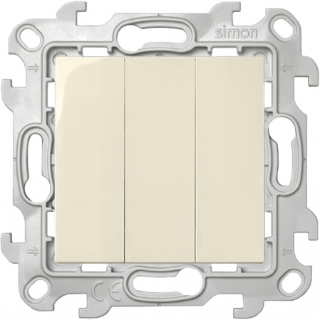 Simon 24 Слоновая кость Трехклавишный выключатель Simon 24 Слоновая кость Трехклавишный выключатель