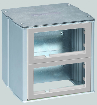 Simon Connect Алюминий Минибашня 2-сторонняя на 8 модулей К45, 130х133х128