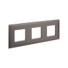 DKC Avanti Серый жемчуг Рамка 6 модулей