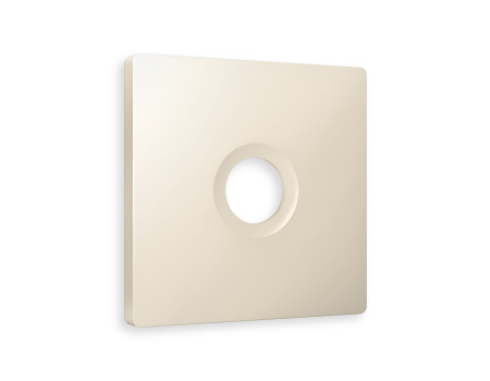 Лицевая панель ALFA (Бежевый матовый) для TV розетки QUANT AP3330