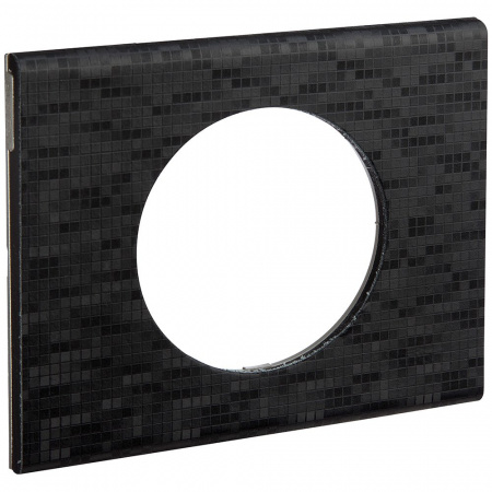 Legrand Celiane2 Кожа блэк пиксел Рамка 1-я (2 мод)