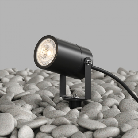 DK9800-BK Грунтовый светильник MOSS, IP65, GU10 LED, до 15 Вт, черный, алюминий