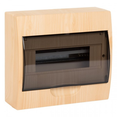 EKF PROxima Щит распределительный навесной ЩРН-П-10 светлое дерево IP41