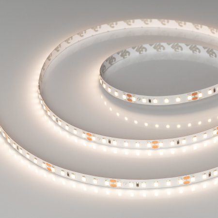 Arlight Лента RT-A120-8mm 24V Warm3500 CRI98 (14.4 W/m, IP20, 2835, 5m) (Открытый)