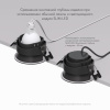 DK3103-BK Встраиваемый влагозащищенный светильник, IP 65, 10 Вт, GU5.3, LED, черный, пластик