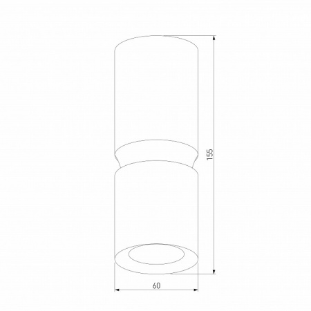 Светильник потолочный светодиодный Kayo 12W 4000К чёрный 25048/LED Elektrostandard Kayo a064726