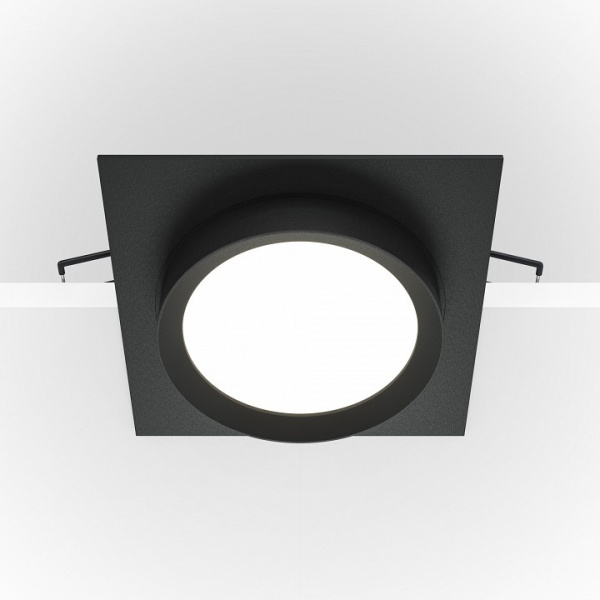 Встраиваемый светильник Downlight DL086-GX53-SQ-B Maytoni Hoop
