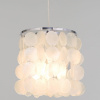 Подвесной светильник с Перламутром 60185/1 хром/перлаиутр Eurosvet Sandra