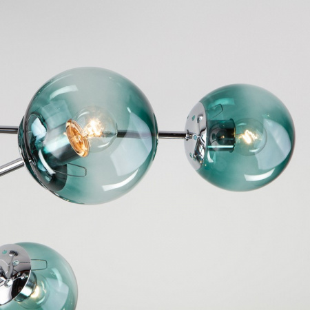 Потолочная люстра с плафонами 30166/8 хром Eurosvet Ascot