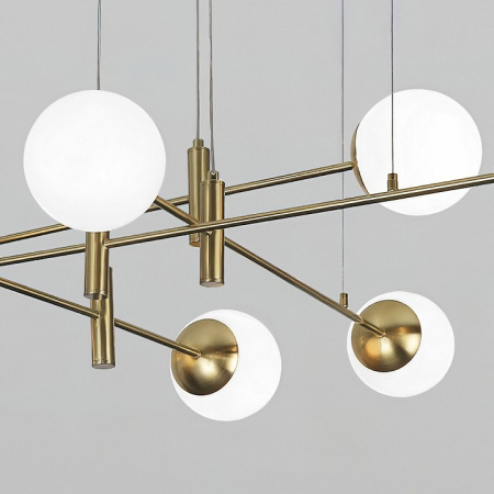 Подвесной светильник 70146/8 латунь Eurosvet Planet