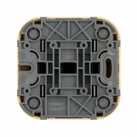 Legrand Quteo Сосна Переключатель 2-клавишный 10А