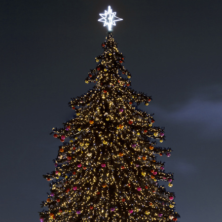 Arlight Светодиодная гирлянда ARD-STRING-CLASSIC-10000-BLACK-100LED-FLASH WARM (230V, 7W) (Ardecoled, IP65)