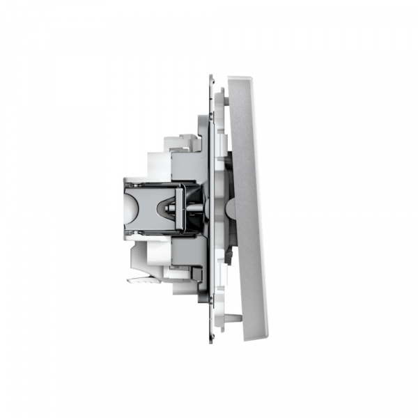 Systeme Electric ArtGallery Алюминий Выключатель 2-клавишный, 10АХ, механизм, быстрозажим. клем. Systeme Electric ArtGallery Алюминий Выключатель 2-клавишный, 10АХ, механизм, быстрозажим. клем.