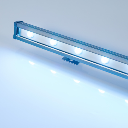 Arlight Светодиодный прожектор AR-LINE-1000L-48W-24V RGB-Warm3000 (Grey, 15x45 deg, DMX512) (Закрытый)