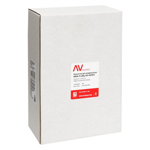 EKF Averes Контактор для конденсатора КМЭК 75 кВАр 230В 1NО