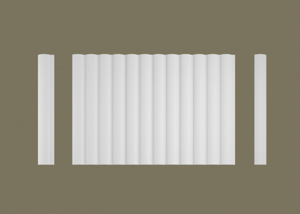 Панель RP013, 156х12, 2800мм, Экополимер/10