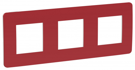 SE Unica Studio Красная/Белая Рамка 3-ная